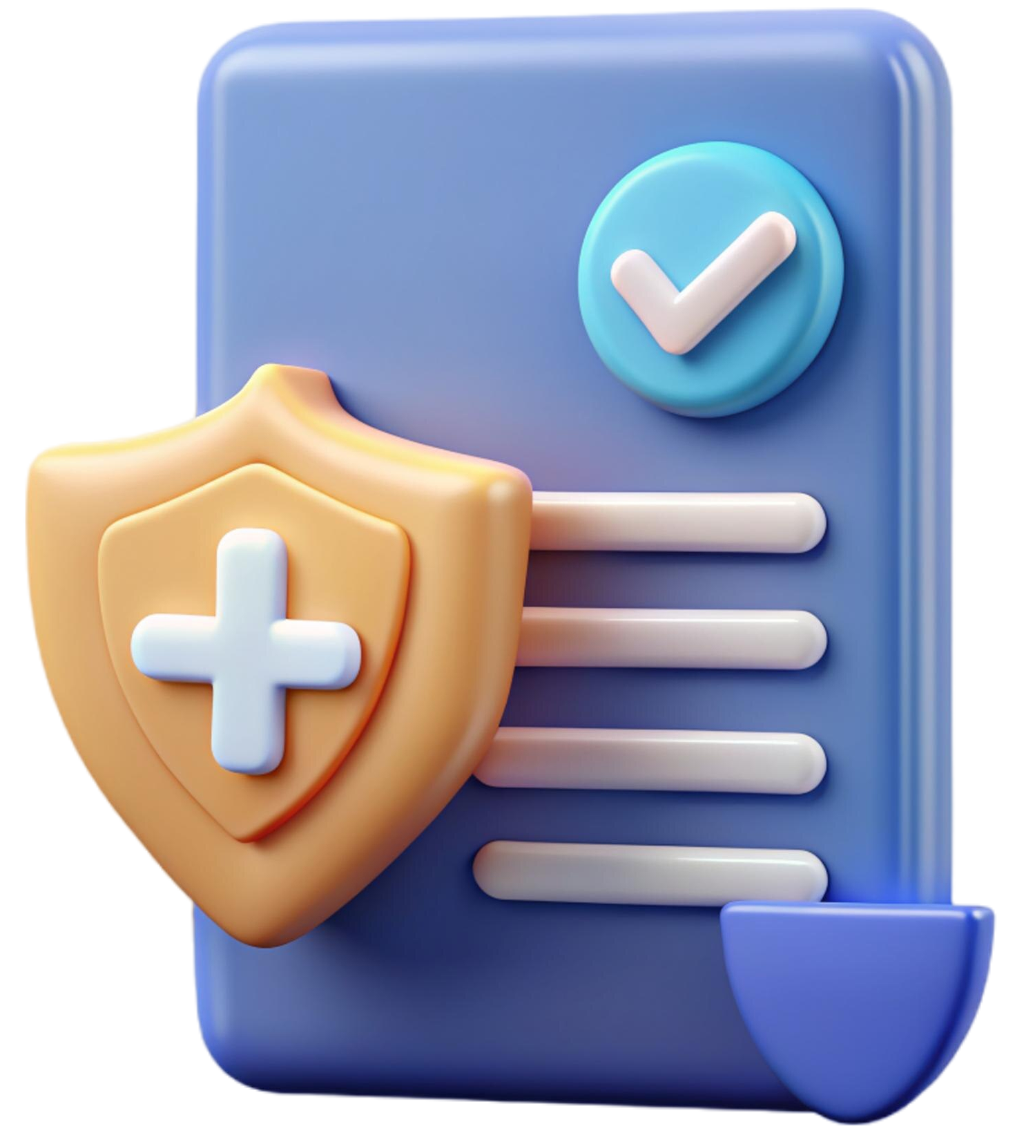 document-with-shield-check-mark-health-insurance-document-security-data-protection